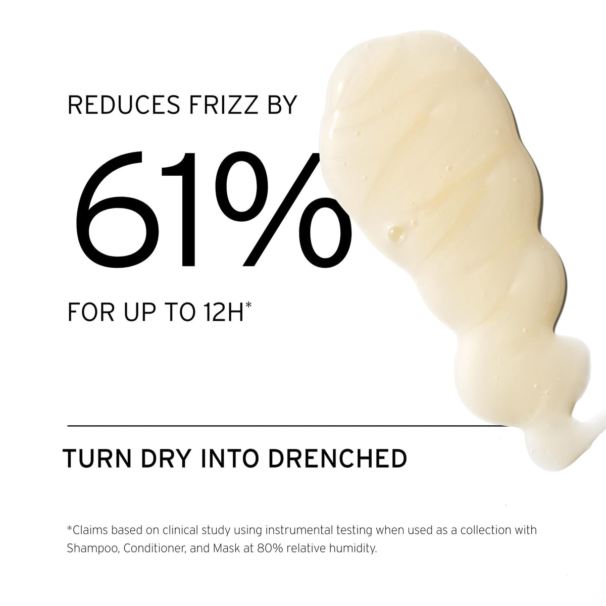 FEKKAI shampoo cream texture pouring for rich hydration