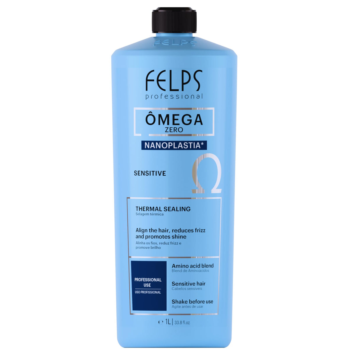 Felps Professional front bottle view showing product and clear branding benefit smoothing