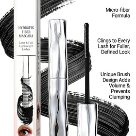 Felvaris mascara staged in a makeup bag lifestyle shot showing everyday portability