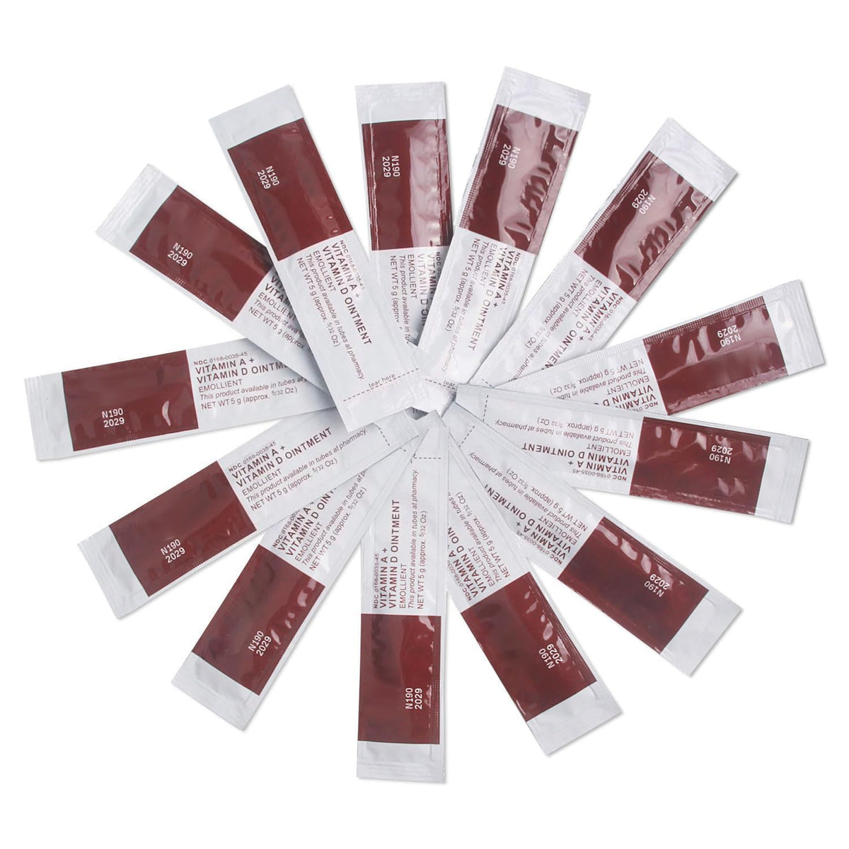 fenshine front packaging showing 50 single-use sachets and easy storage benefit