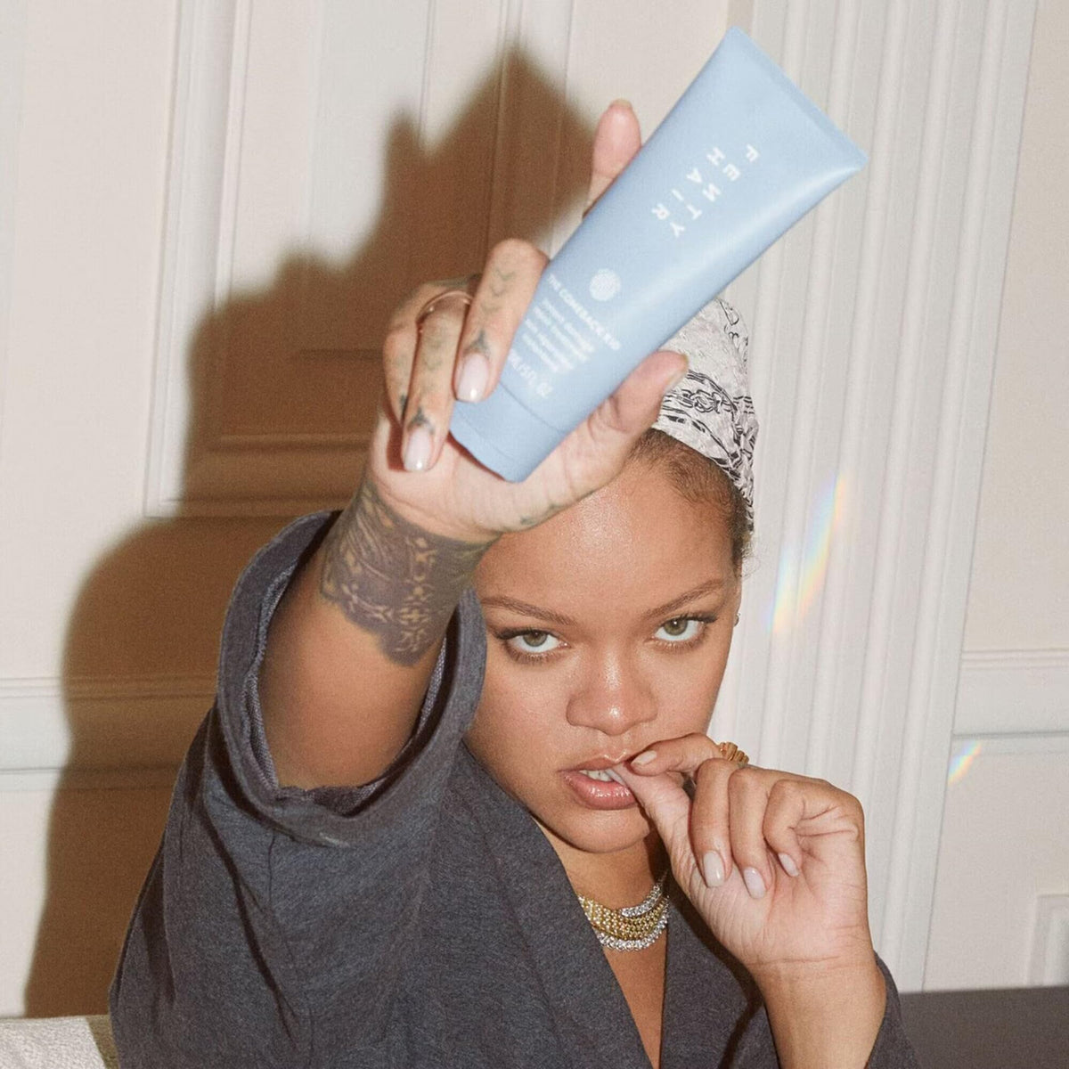 FENTY BEAUTY creamy texture close-up highlighting smooth spreadability benefit