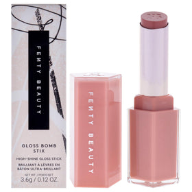 Fenty Beauty front view of Fenty Glow stick showing shape and color benefits