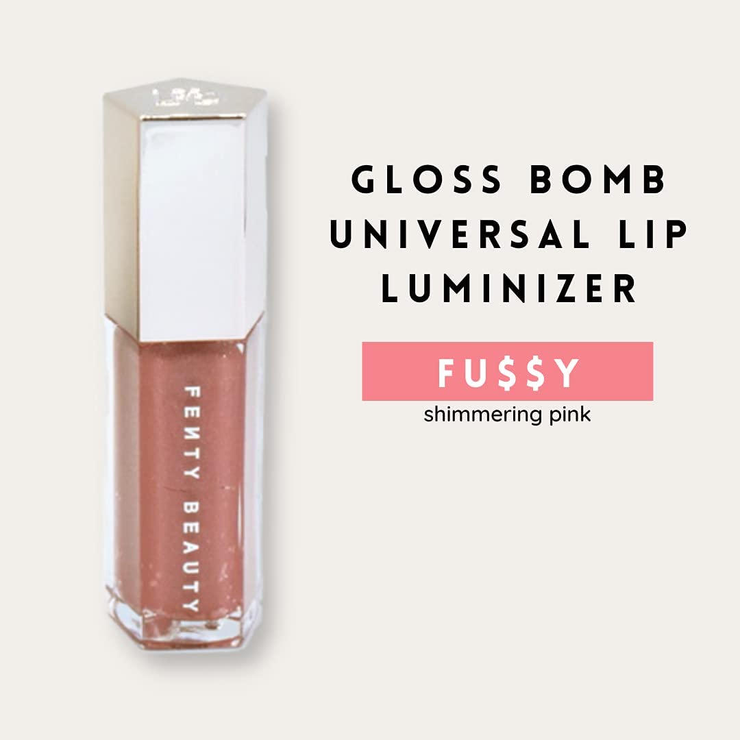 FENTY BEAUTY applicator close-up displaying wand and precise gloss application benefit