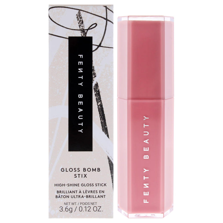 FENTY BEAUTY gloss stick front view showing sleek tube and glossy finish