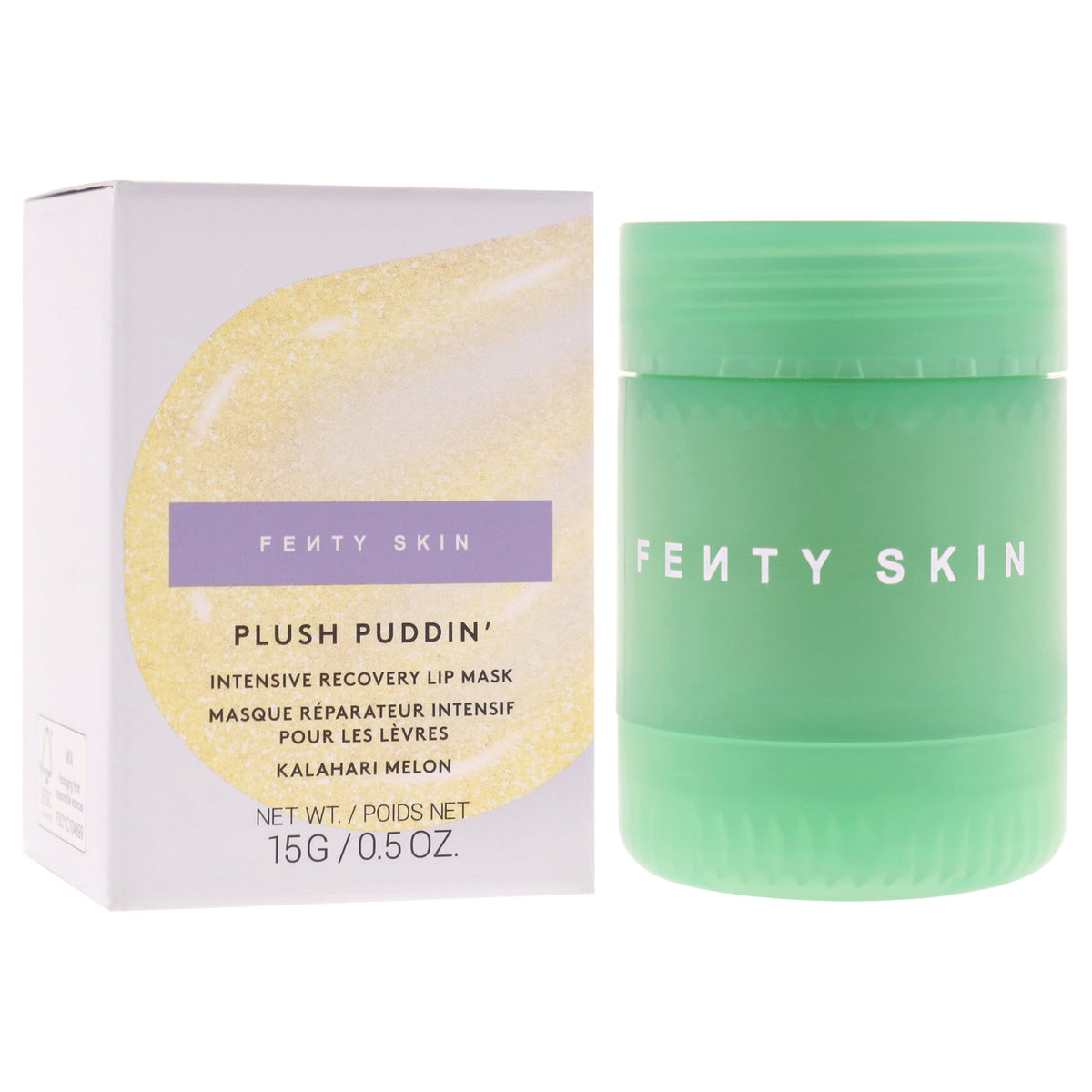 FENTY BEAUTY close-up swirl of Plush Puddin texture highlighting cushiony feel