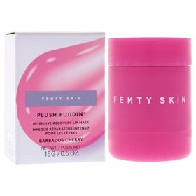 FENTY BEAUTY Plush Puddin open jar top view revealing creamy, hydrating formula