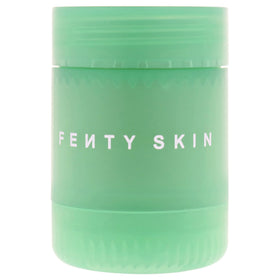 FENTY BEAUTY open jar revealing pudding texture for intense lip hydration