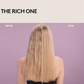Fenty Hair Rich One next to common items for size scale