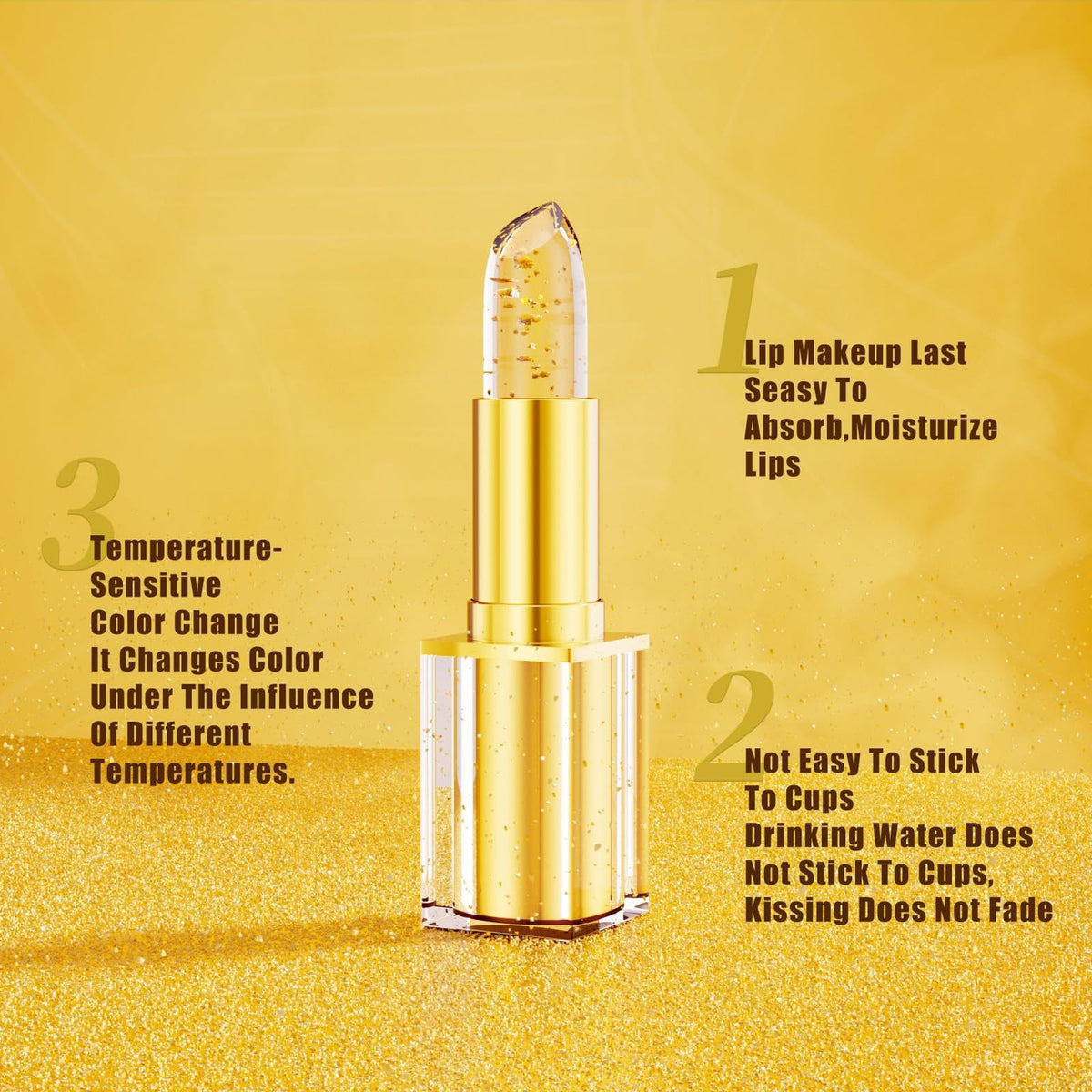 Fenvio close-up on lips showing glossy finish and natural enhancement