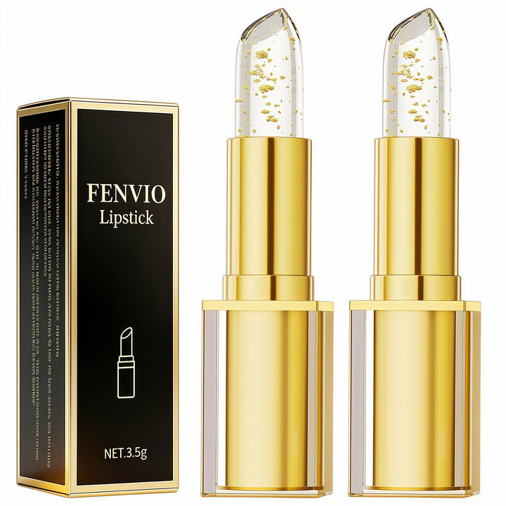 Fenvio Lipstick front packaging showing two tubes and benefits