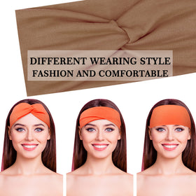 FEQO model wearing headband showing comfortable everyday style