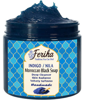FERIHA front jar shot showing beldi paste and authentic Moroccan craft benefit