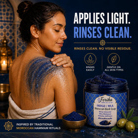 FERIHA olive paste ingredient photo illustrating natural fatty acids and conditioning benefit