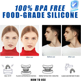 FGVOPJM model in use profile demonstrating correct bite and posture