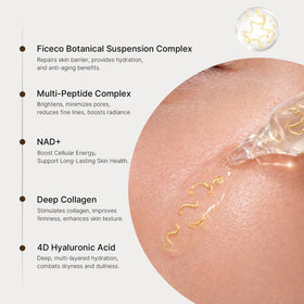 FICECO ampoule in hand demonstrating compact travel-friendly scale