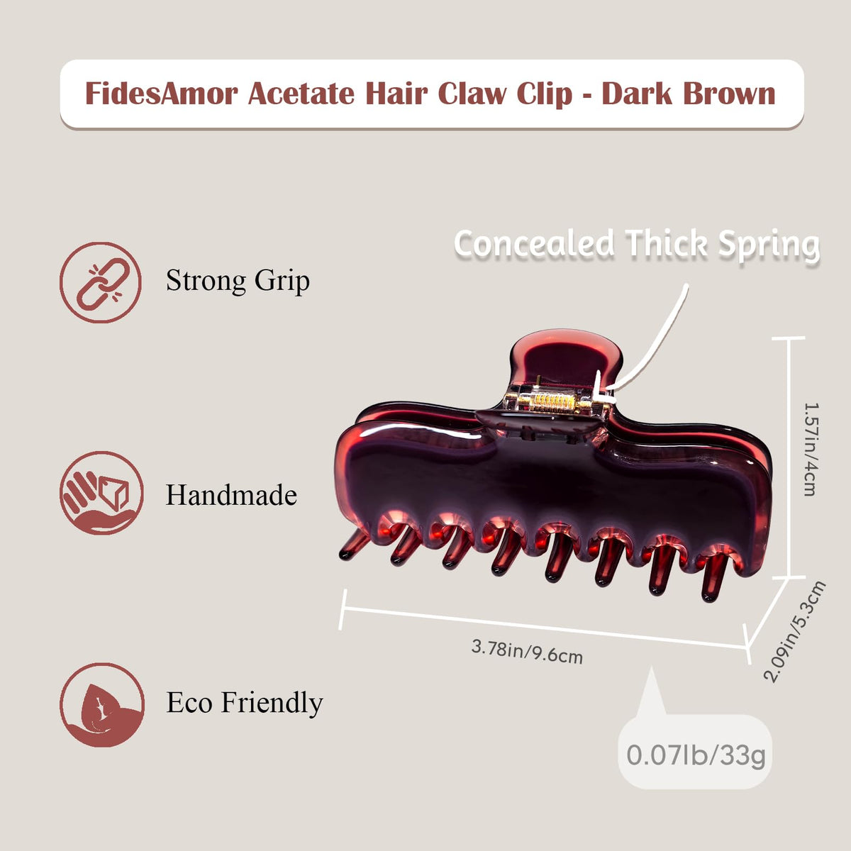 FidesAmor acetate texture close-up highlighting smooth, snag-free surface