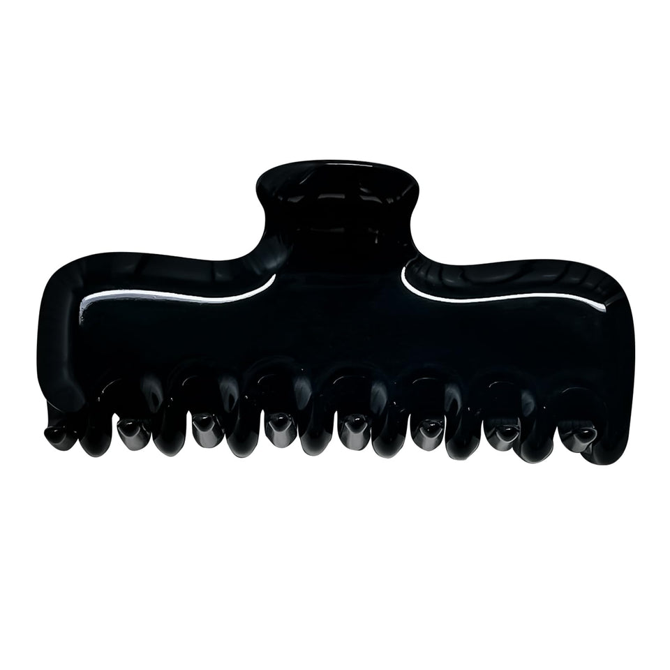 FidesAmor front view black rectangle clip showing secure grip and sleek finish