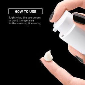 Filorga Optim-Eyes label close-up highlighting ingredient list and use instructions