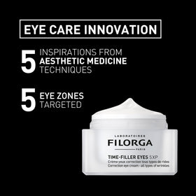 Close-up of cream texture from Filorga showing smooth finish and immediate plumping