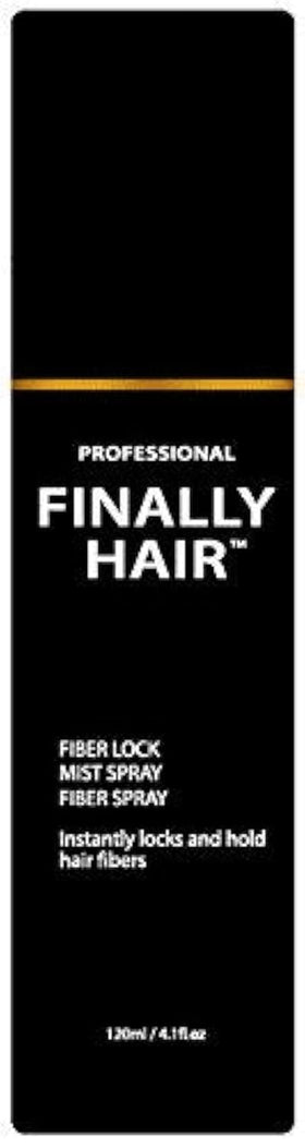 Finally Hair front packaging shows clear label and compact bottle for reliable hold
