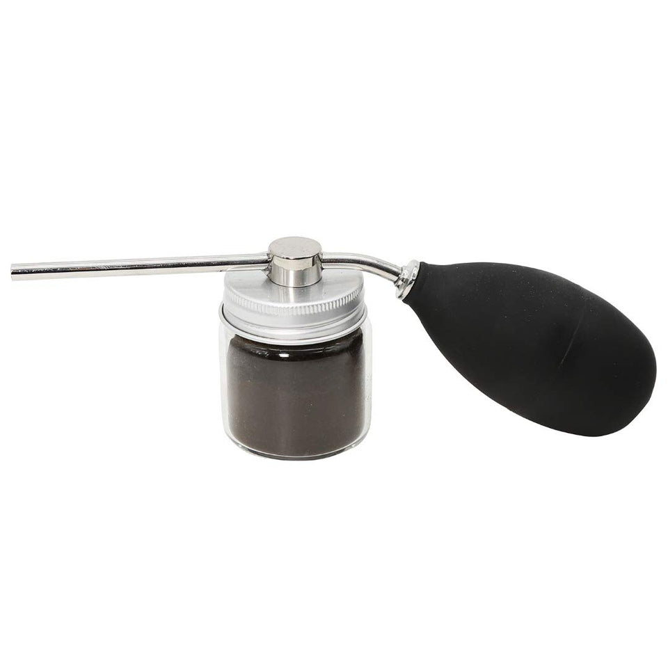 Finally Hair front view applicator showing bottle and pump for precise application