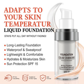 find back close-up texture of foundation highlighting smooth, hydrating finish