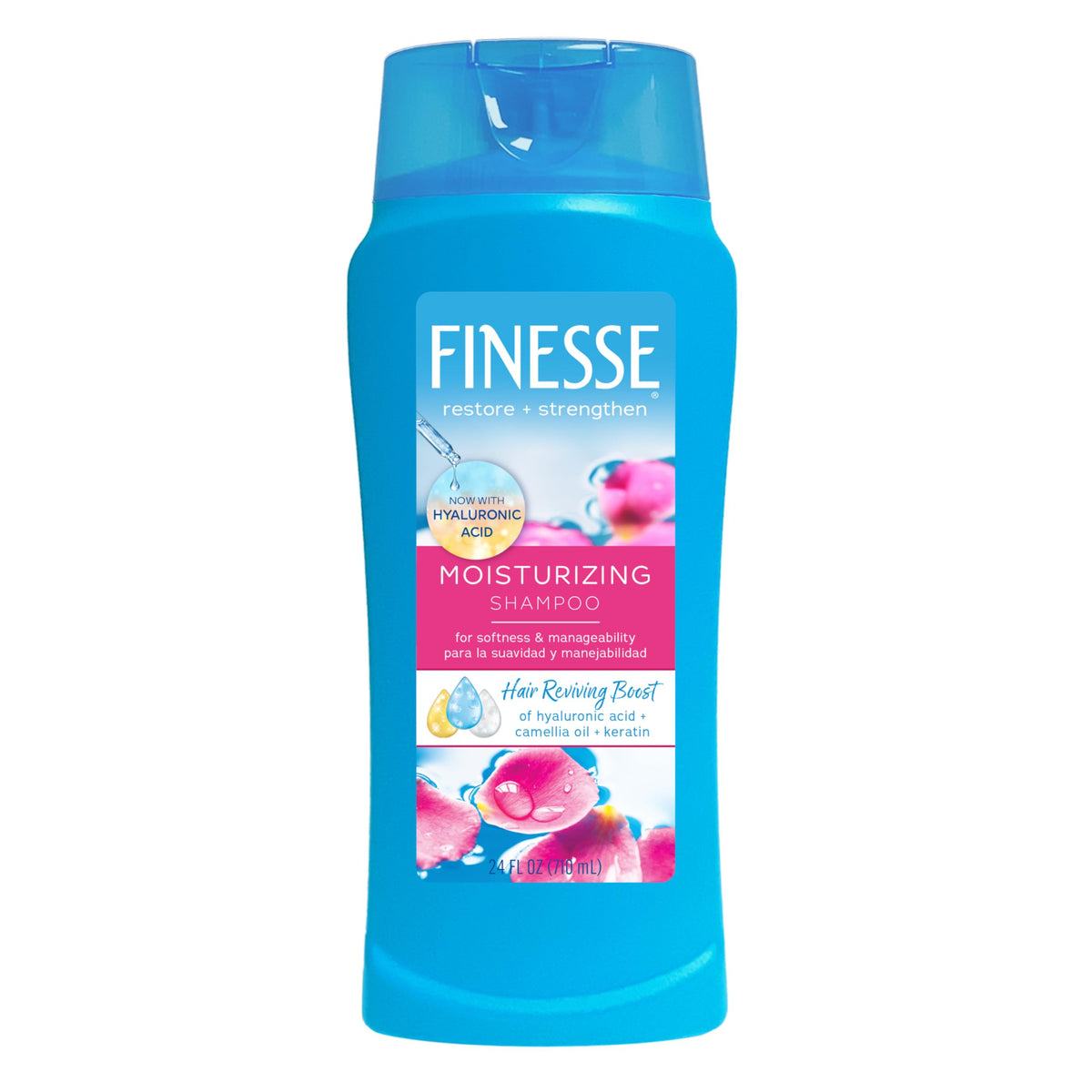 FINESSE front packaging 24 oz showing product and benefits