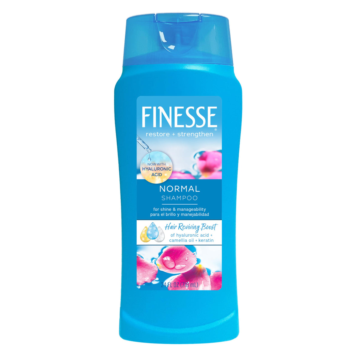 FINESSE front packaging 24 oz bottle showing brand and product benefits