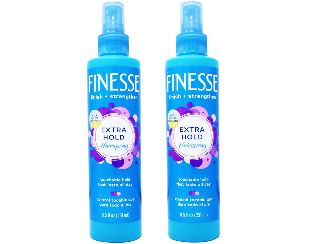 FINESSE front packaging showing product and extra-hold benefit