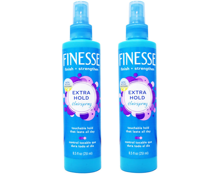 FINESSE front packaging showing product and extra-hold benefit