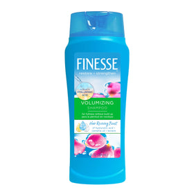 FINESSE front packaging showing volumize shampoo and full product benefit