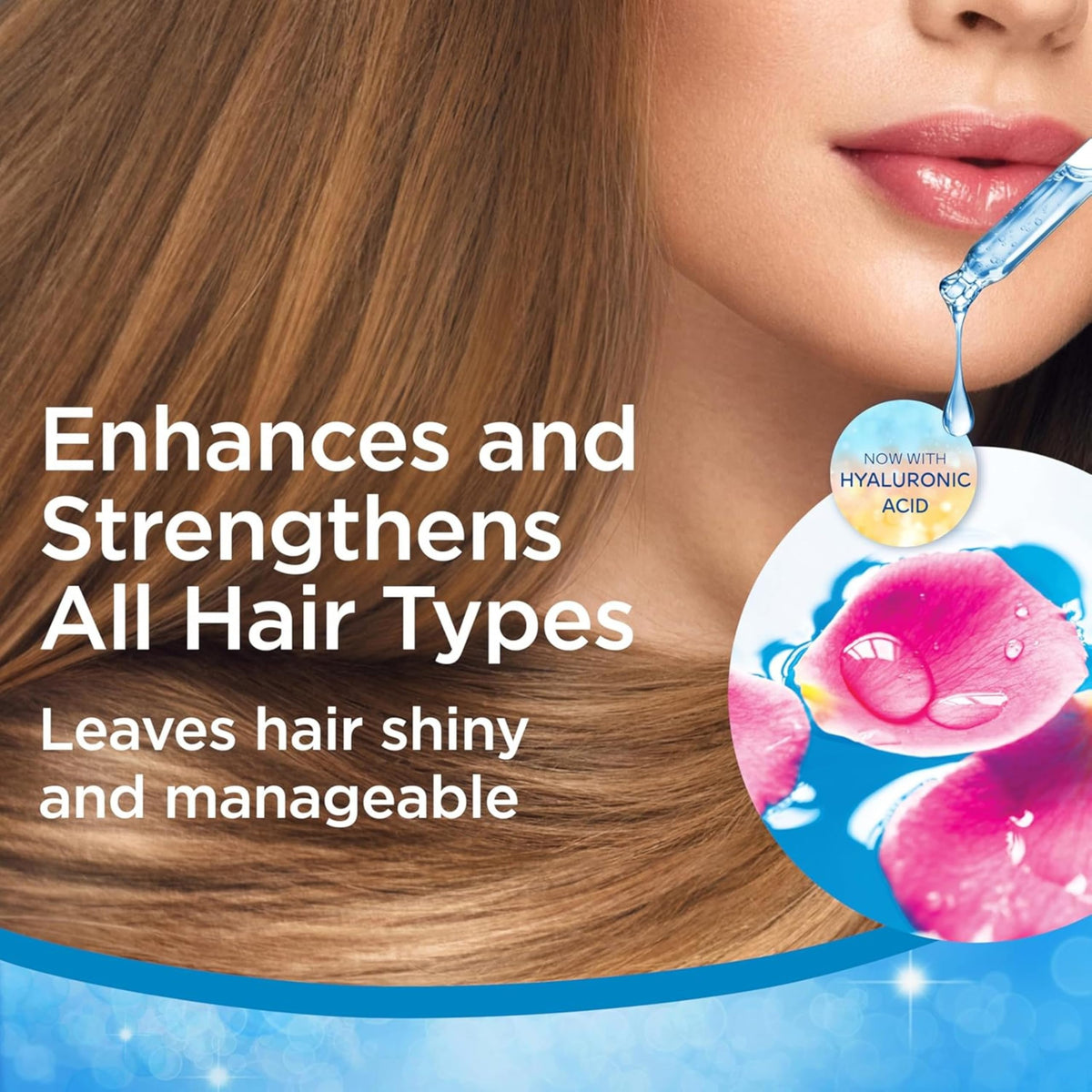 FINESSE label close-up highlighting ingredients and strengthening benefit