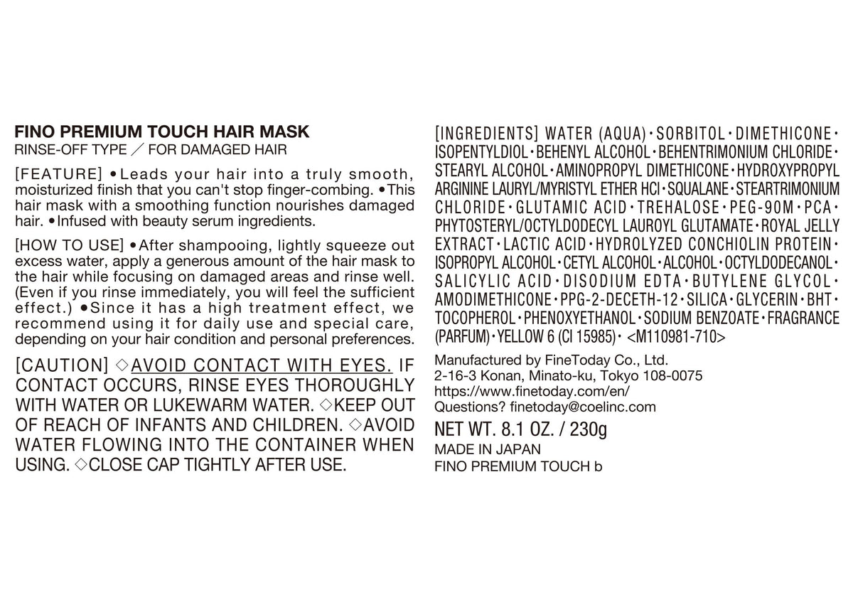 Fino open mask texture on spoon highlighting creamy nourishment