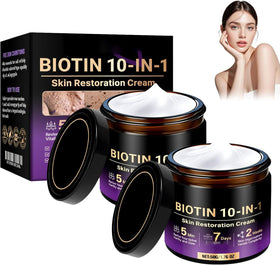 Finturo front packaging showing biotin cream and benefits