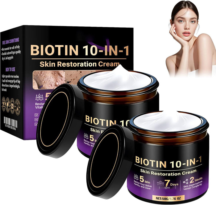 Finturo front packaging showing biotin cream and benefits