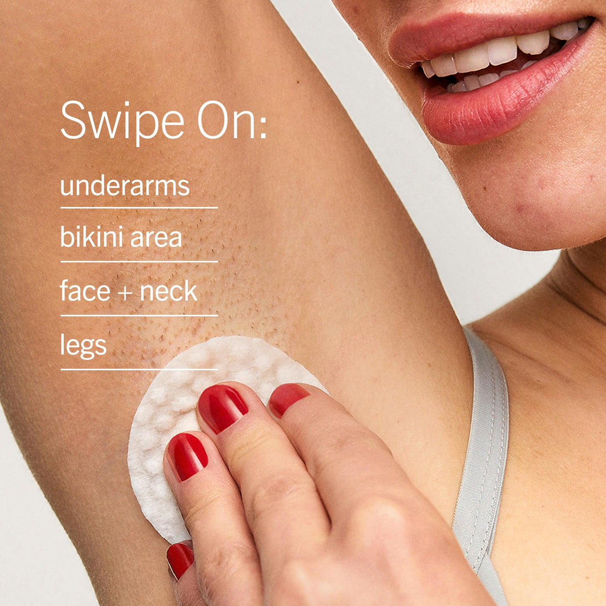 First Aid Beauty pads arranged with other skincare items showing compatibility in a skincare routine