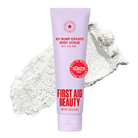 First Aid Beauty jar front view showing product and label for easy identification