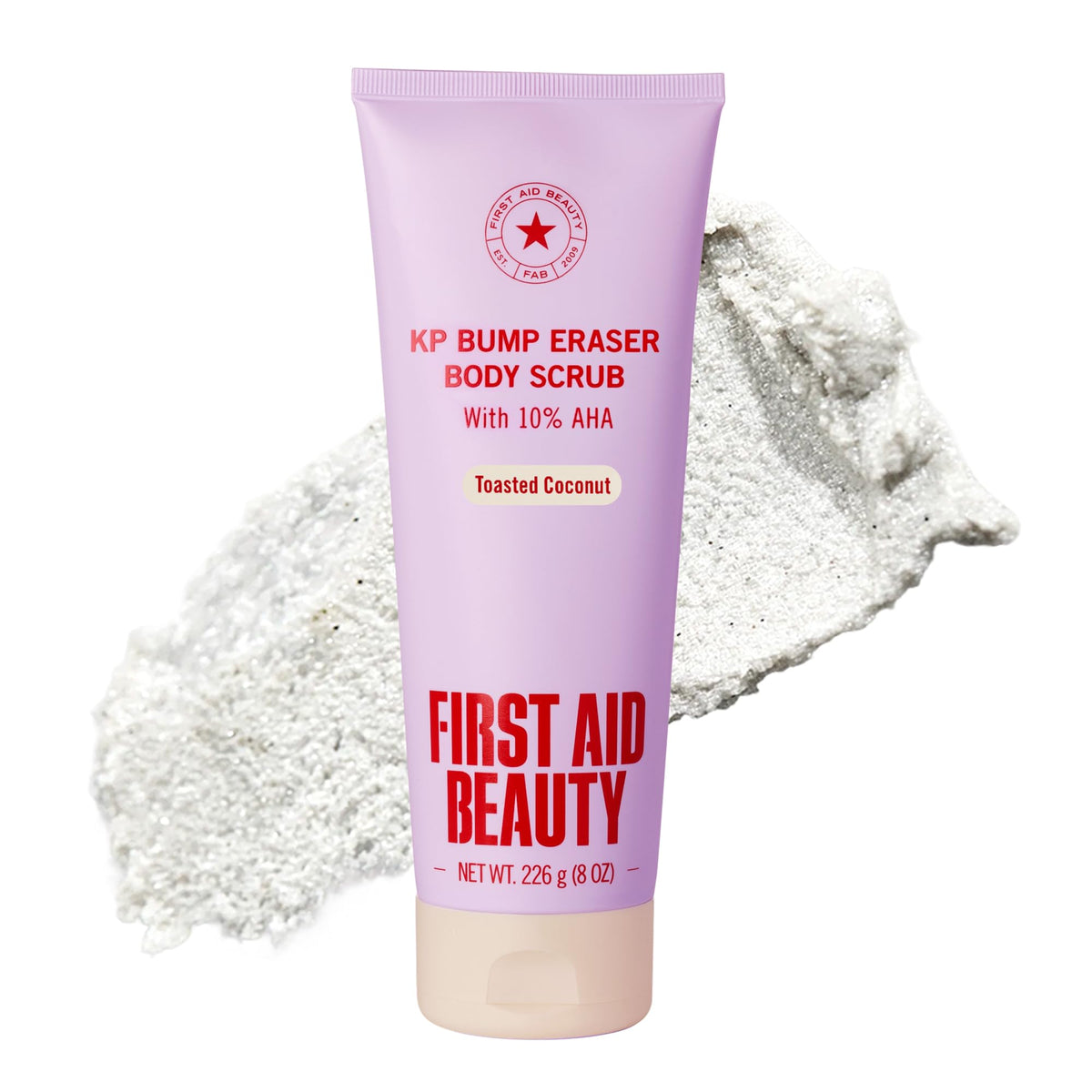 First Aid Beauty front packaging showing product and benefit of smoothing