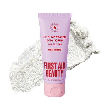 First Aid Beauty tube front view showing product and scent benefit
