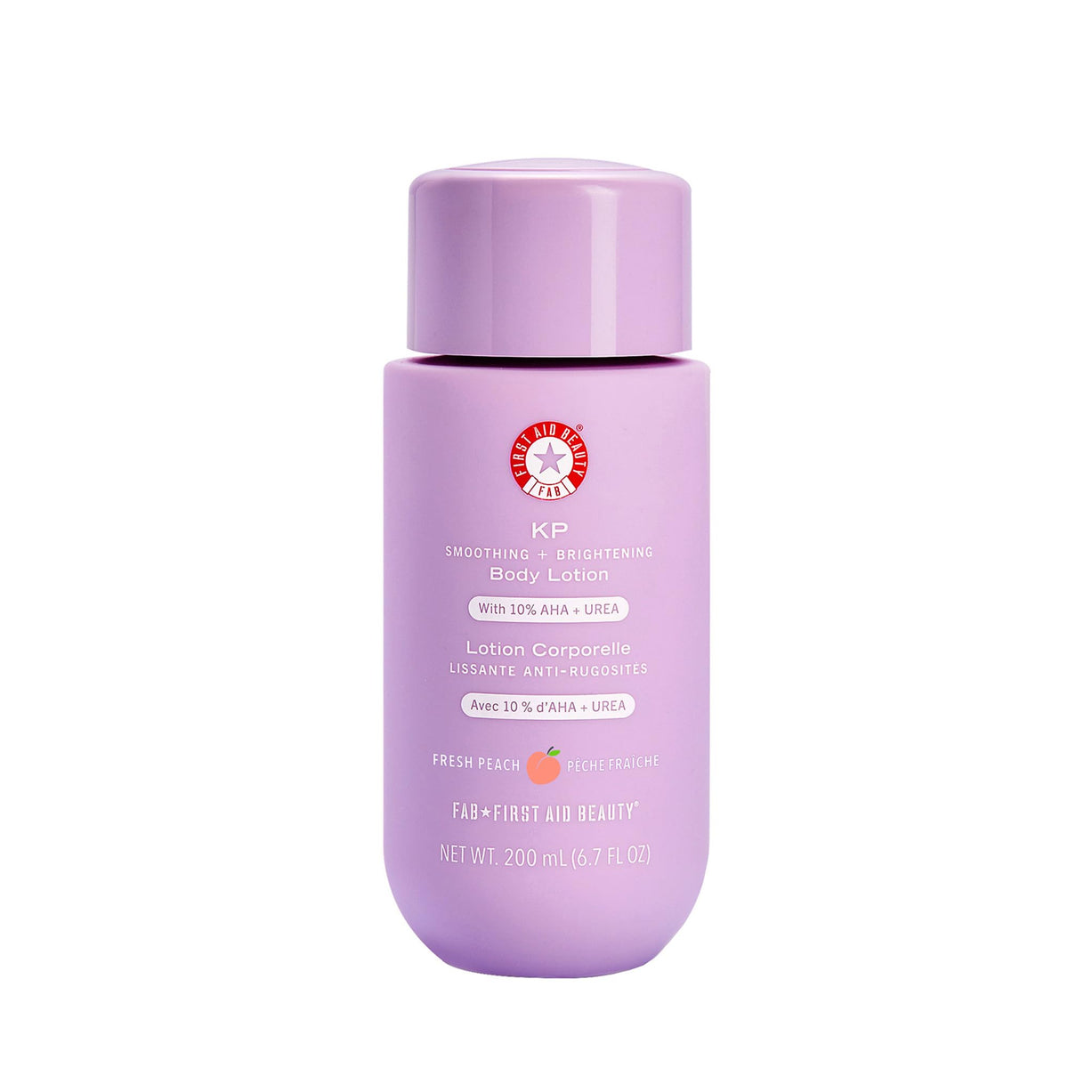 First Aid Beauty front bottle view showing product and benefits