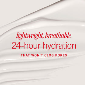 First Aid Beauty moisturizer on hand showing absorbent finish and visible hydration