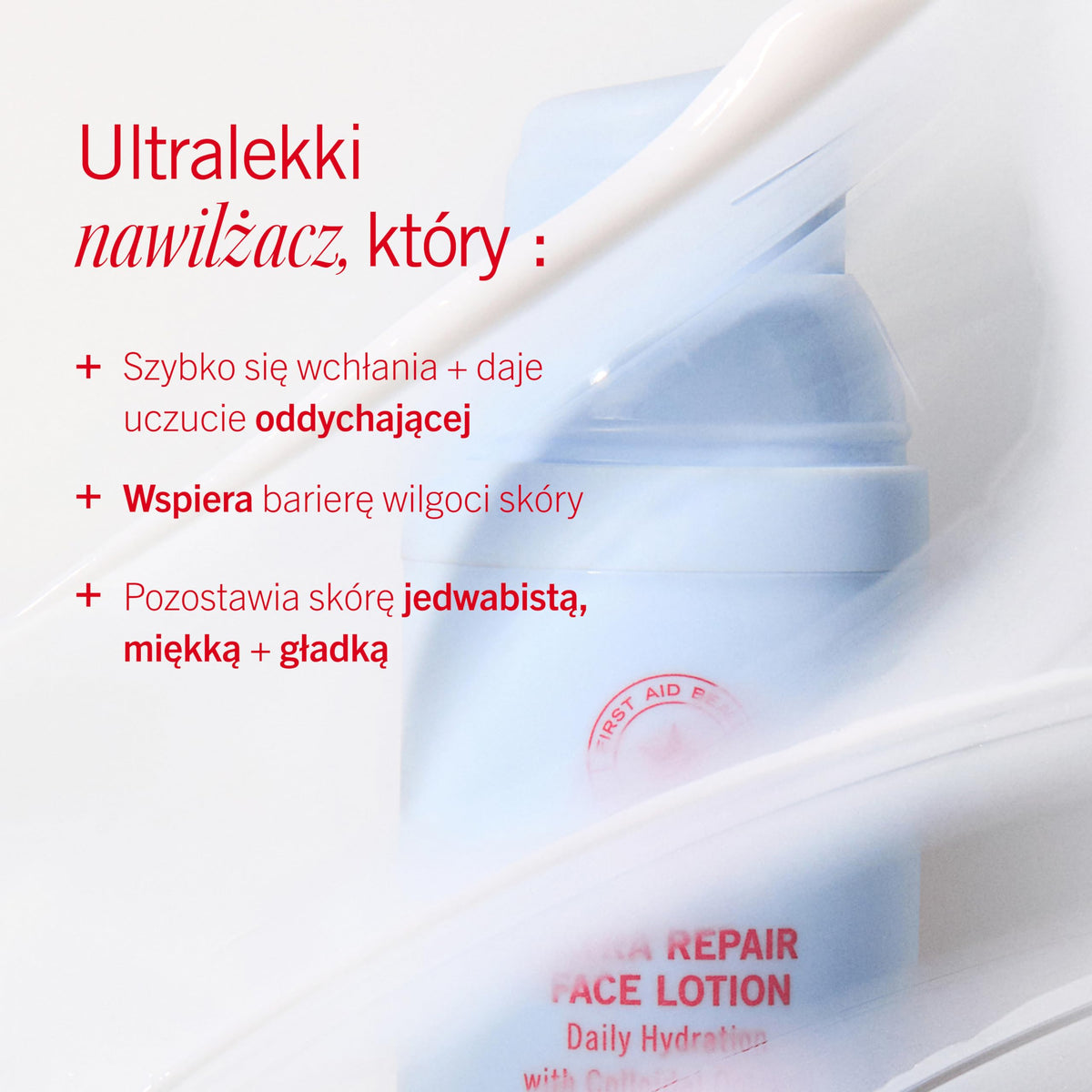 First Aid Beauty moisturizer layered under makeup for smooth base
