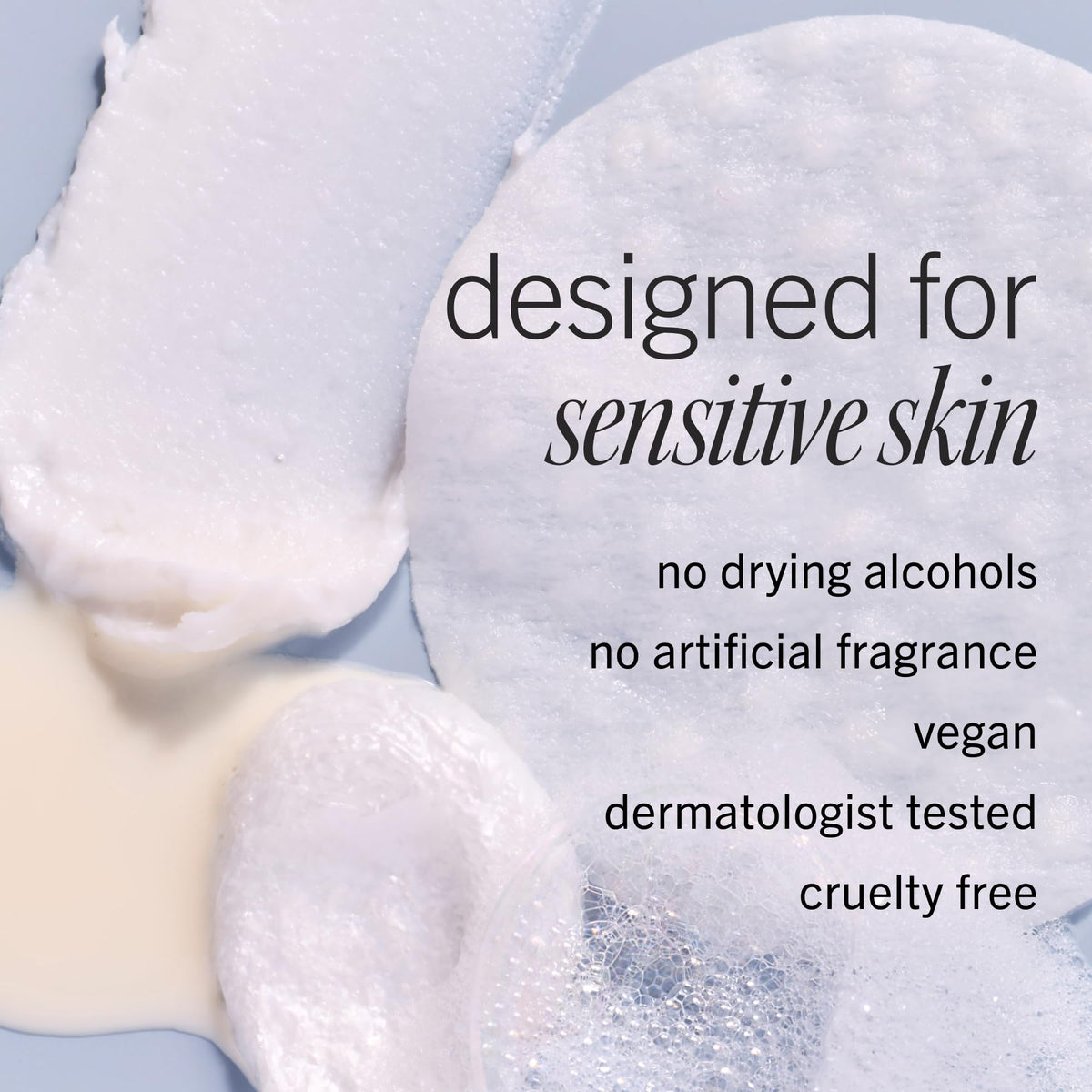 First Aid Beauty before-and-after close-up showing improved skin texture