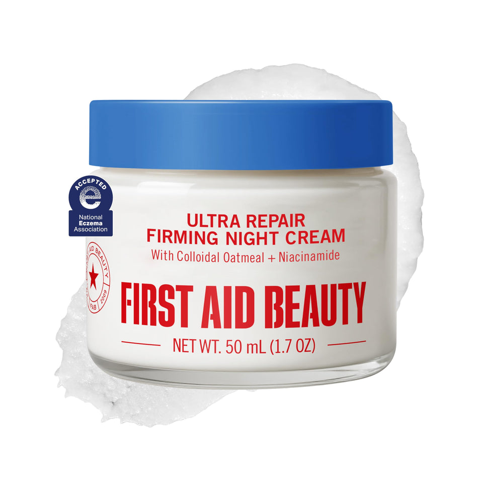 First Aid Beauty front jar image showing packaging and clear benefits