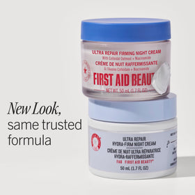 First Aid Beauty open jar showing creamy texture and rich hydration