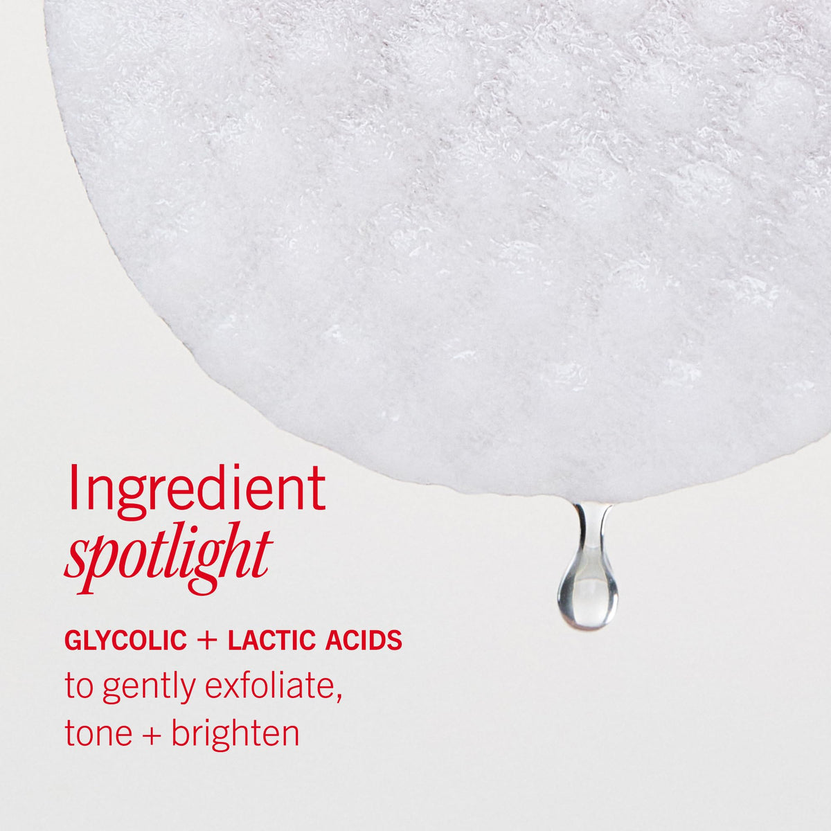First Aid Beauty pad being applied to neck and décolleté for even-tone benefit