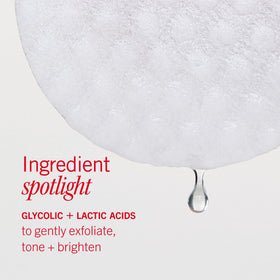 First Aid Beauty pad applied to neck and décolleté for even tone