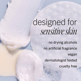 First Aid Beauty ingredient visuals of hyaluronic acid oatmeal and squalane benefits