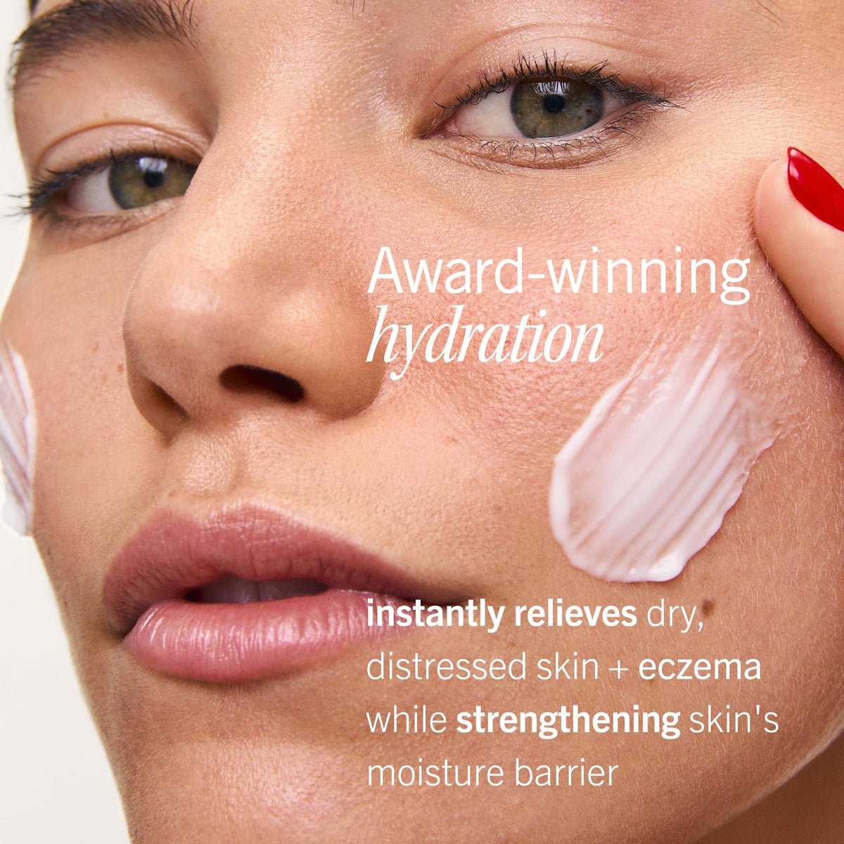 First Aid Beauty colloidal oatmeal close-up highlighting soothing benefit