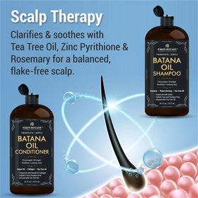 First Botany product applied to wet hair demonstrating smooth detangling effect
